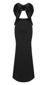 TRÄGERLOSES MAXIKLEID MIT AUSSCHNITT